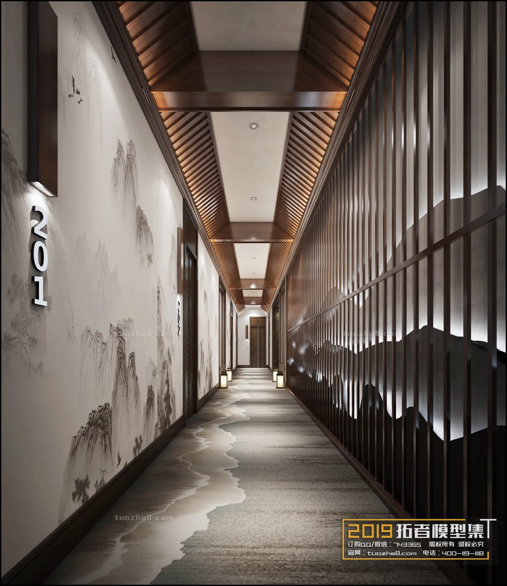 Extension Interior – CORRIDORS, ELEVATORS – 019