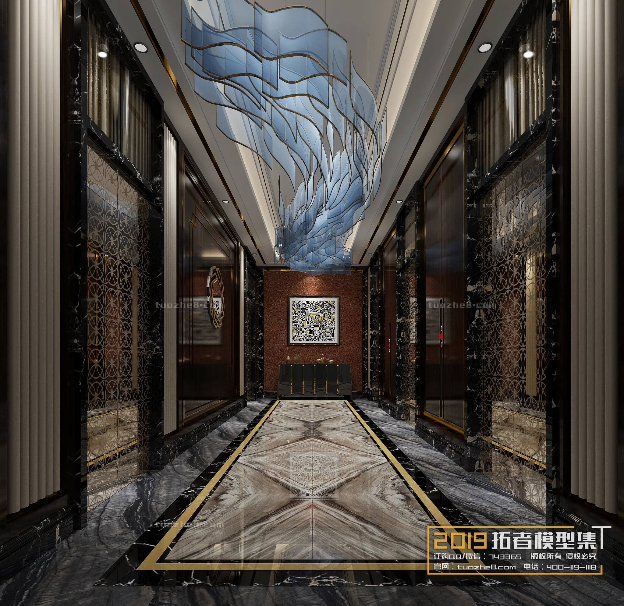 Extension Interior – CORRIDORS, ELEVATORS – 021