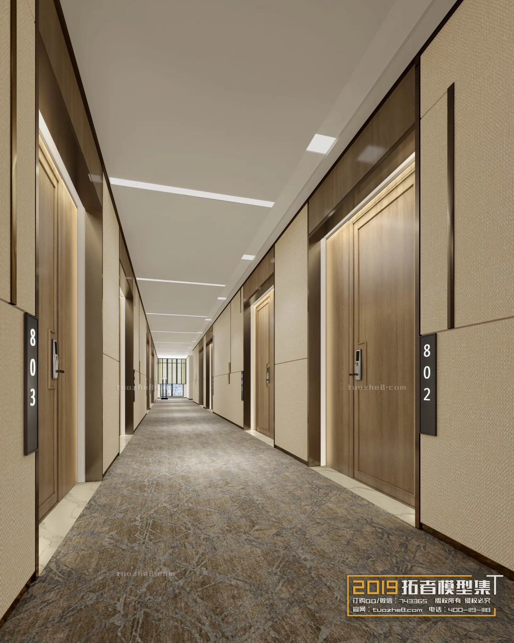 Extension Interior – CORRIDORS, ELEVATORS – 027