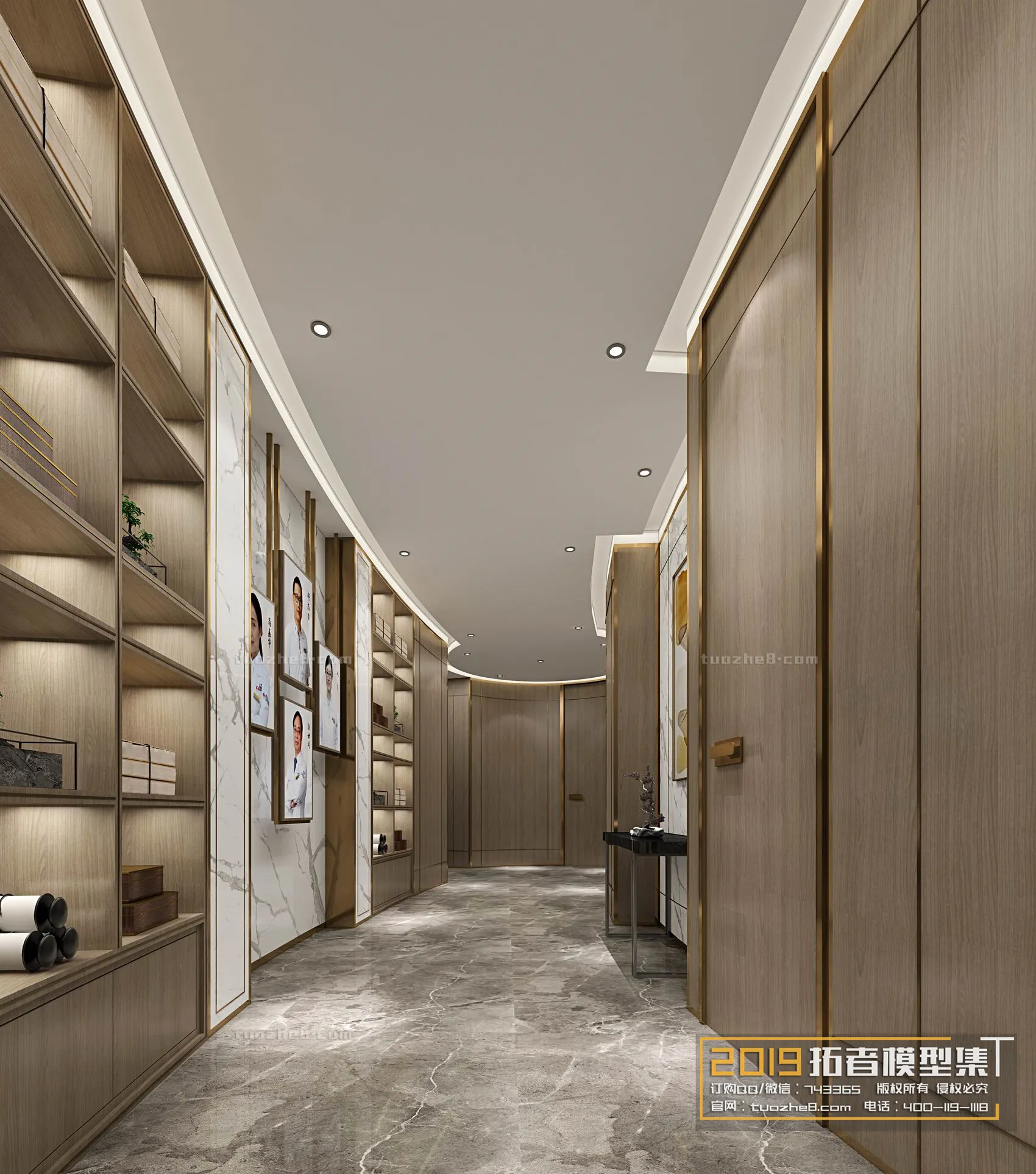 Extension Interior – CORRIDORS, ELEVATORS – 028