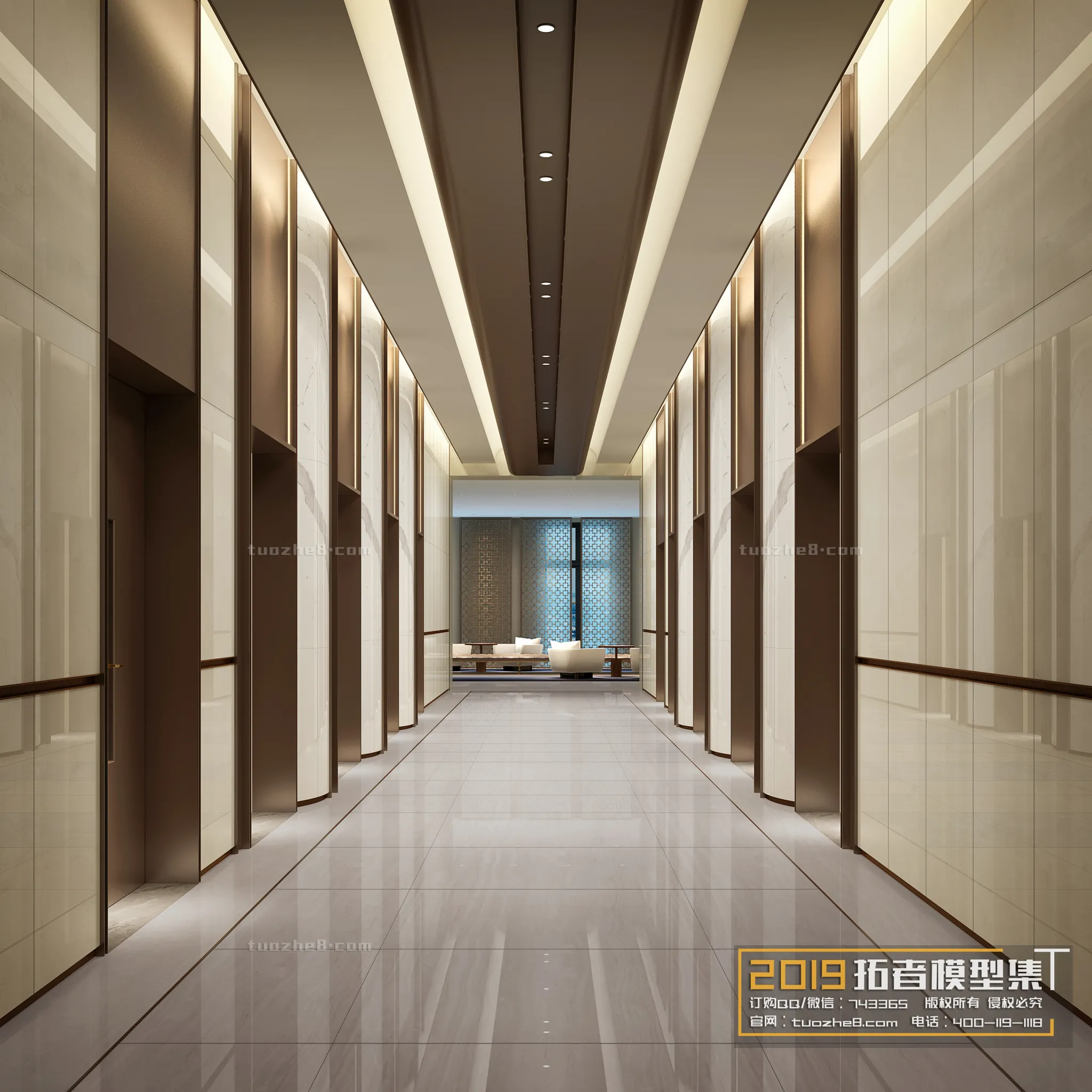 Extension Interior – CORRIDORS, ELEVATORS – 029