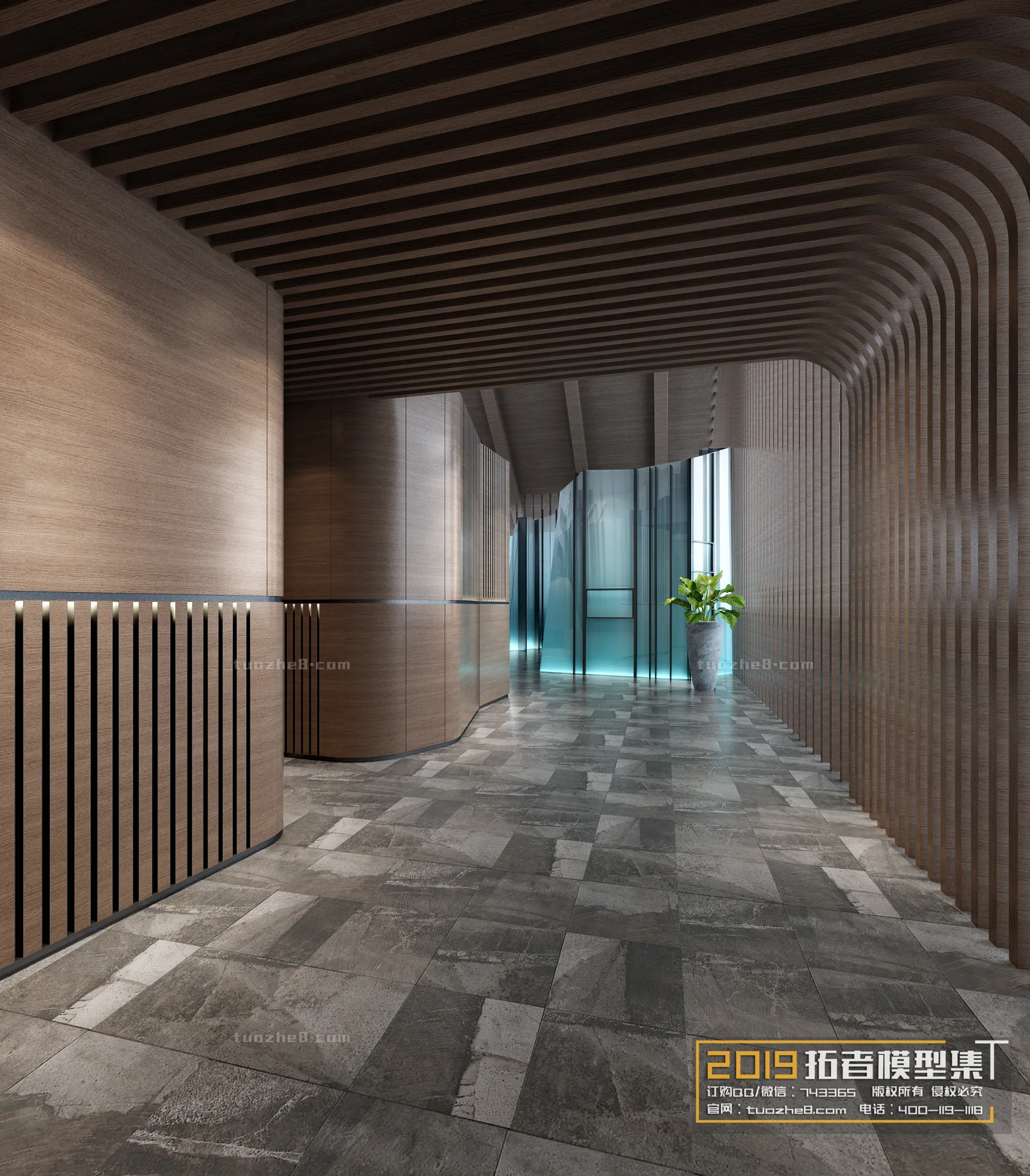 Extension Interior – CORRIDORS, ELEVATORS – 035