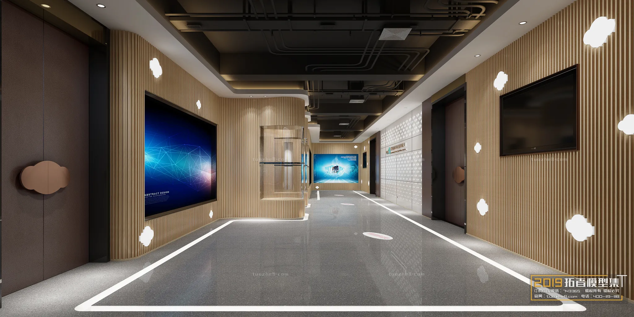 Extension Interior – CORRIDORS, ELEVATORS – 039