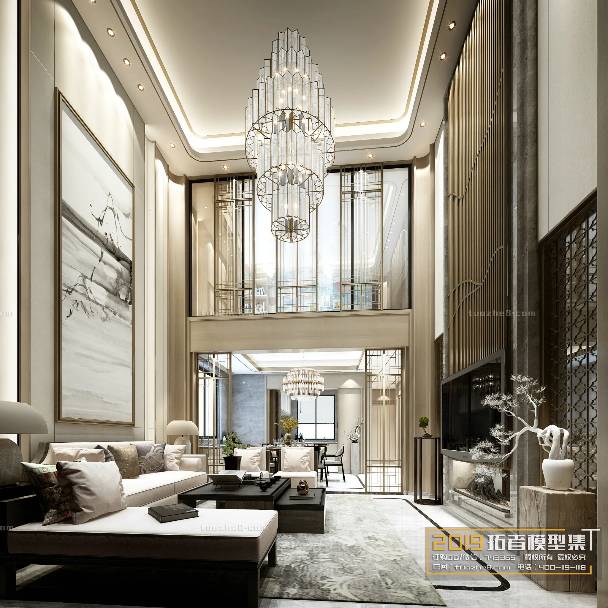 Extension Interior – LINGVING ROOM – CHINESE STYLES – 007