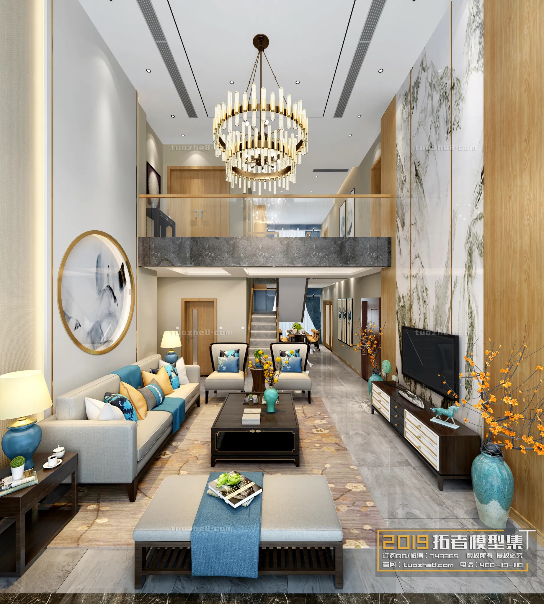 Extension Interior – LINGVING ROOM – CHINESE STYLES – 032