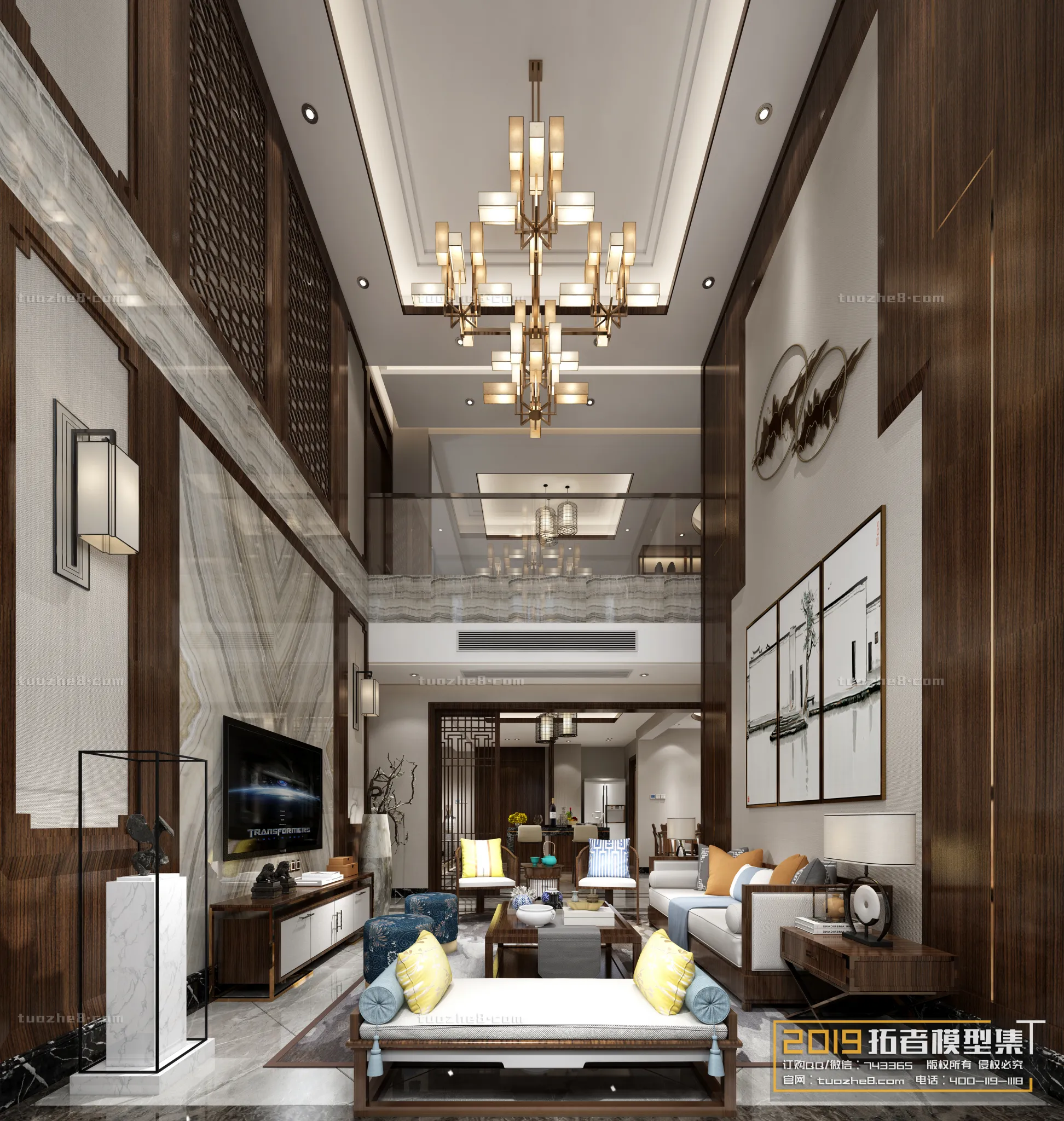 Extension Interior – LINGVING ROOM – CHINESE STYLES – 040