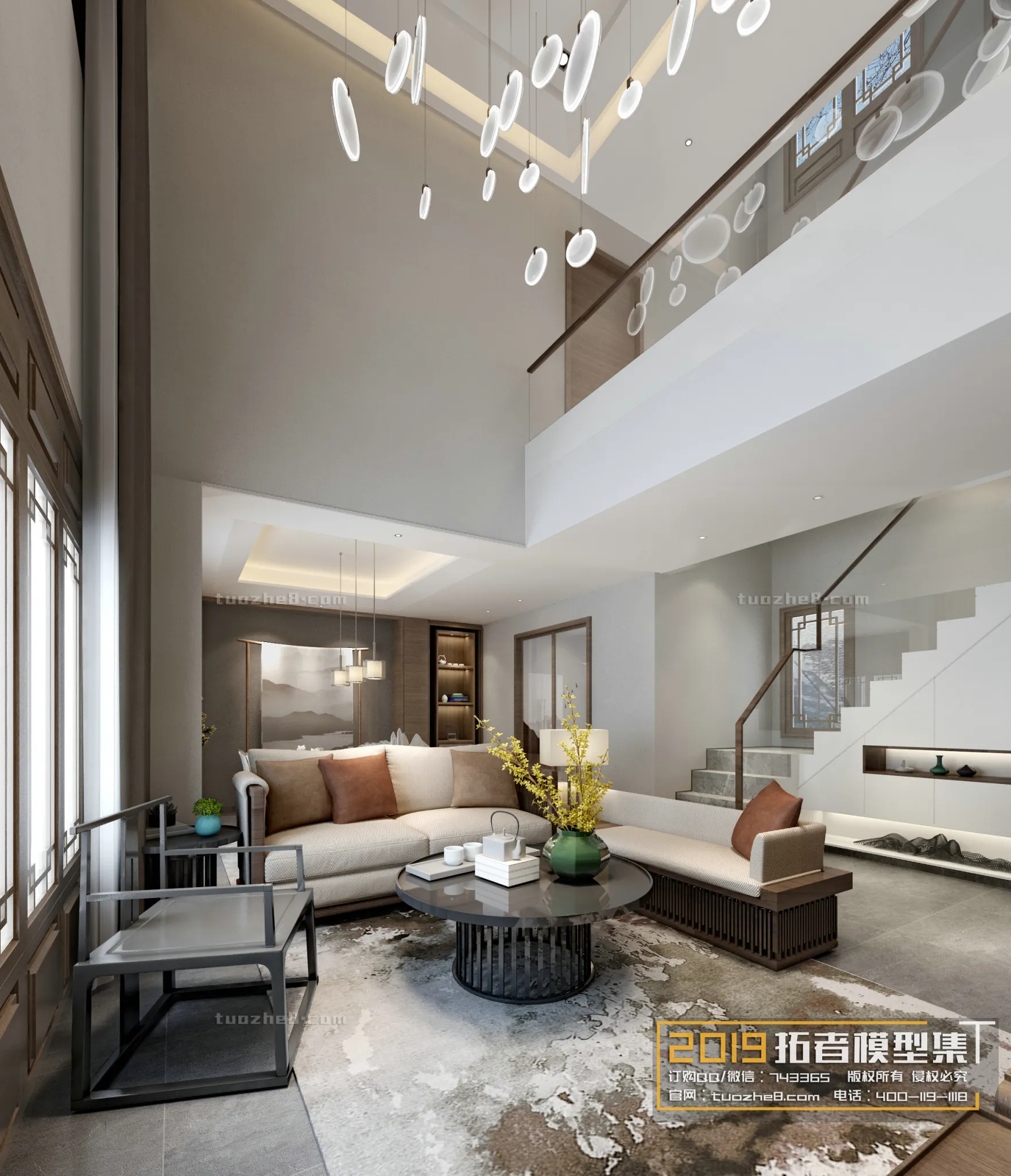 Extension Interior – LINGVING ROOM – CHINESE STYLES – 088