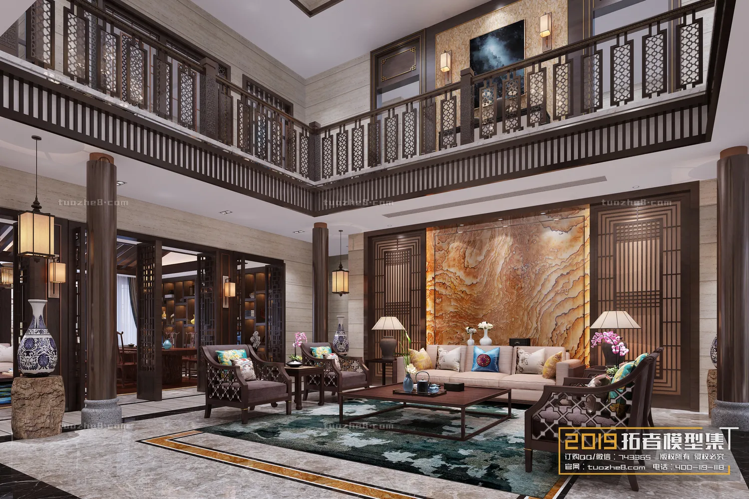 Extension Interior – LINGVING ROOM – CHINESE STYLES – 097