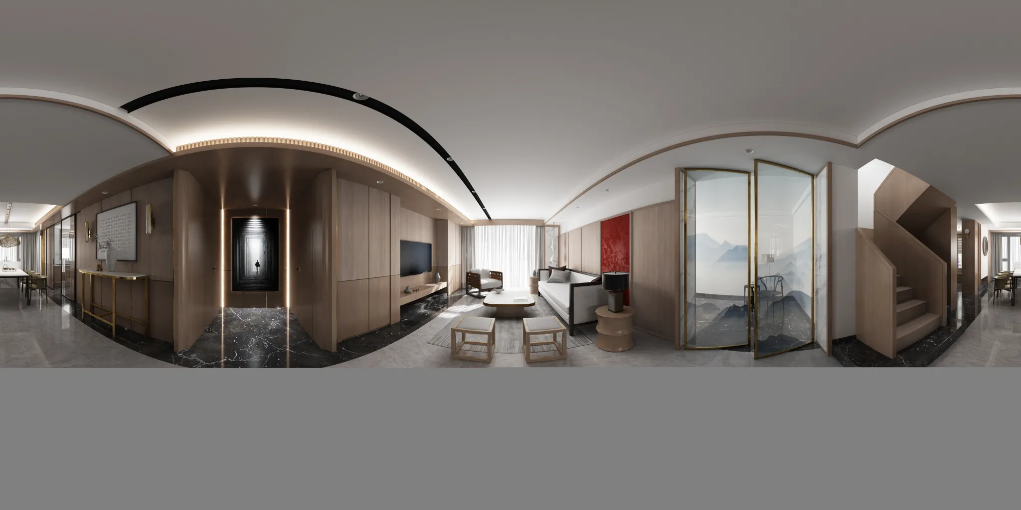 Extension Interior – LINGVING ROOM – CHINESE STYLES – 113