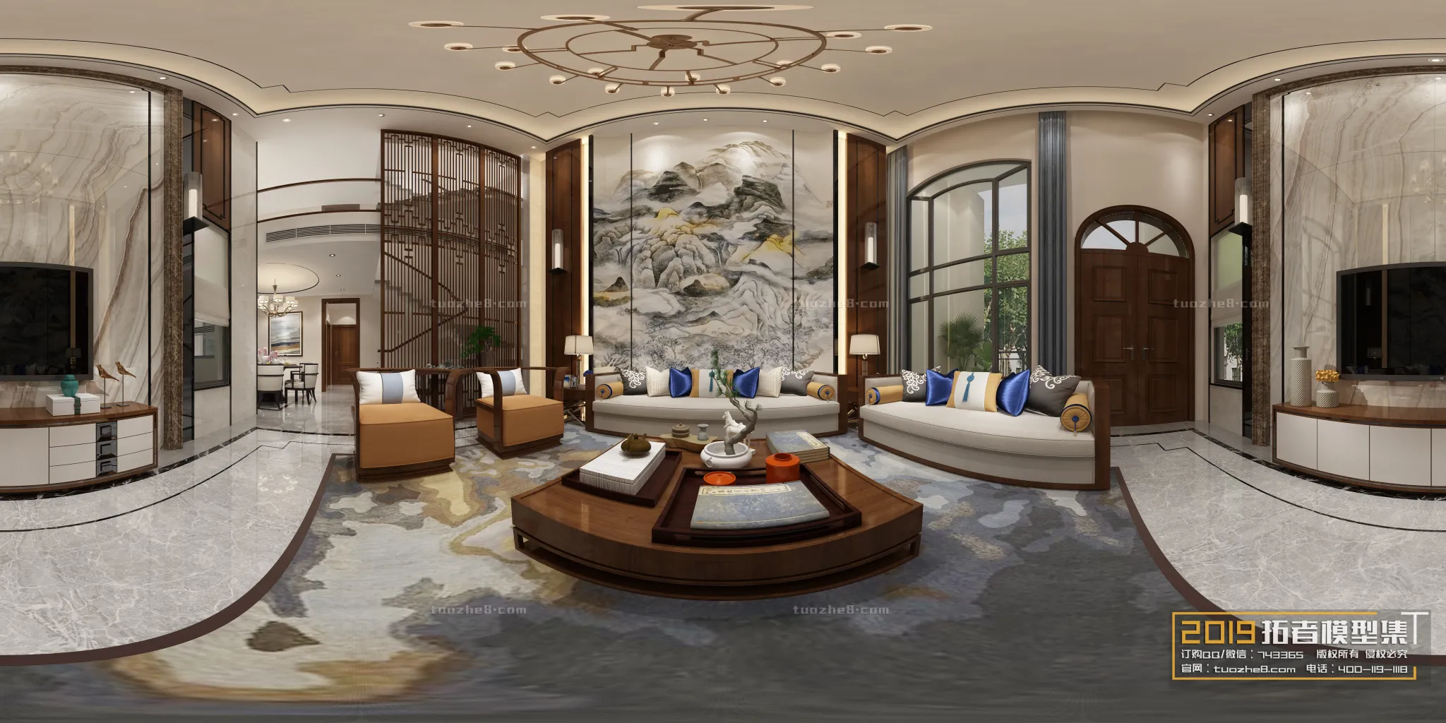 Extension Interior – LINGVING ROOM – CHINESE STYLES – 117