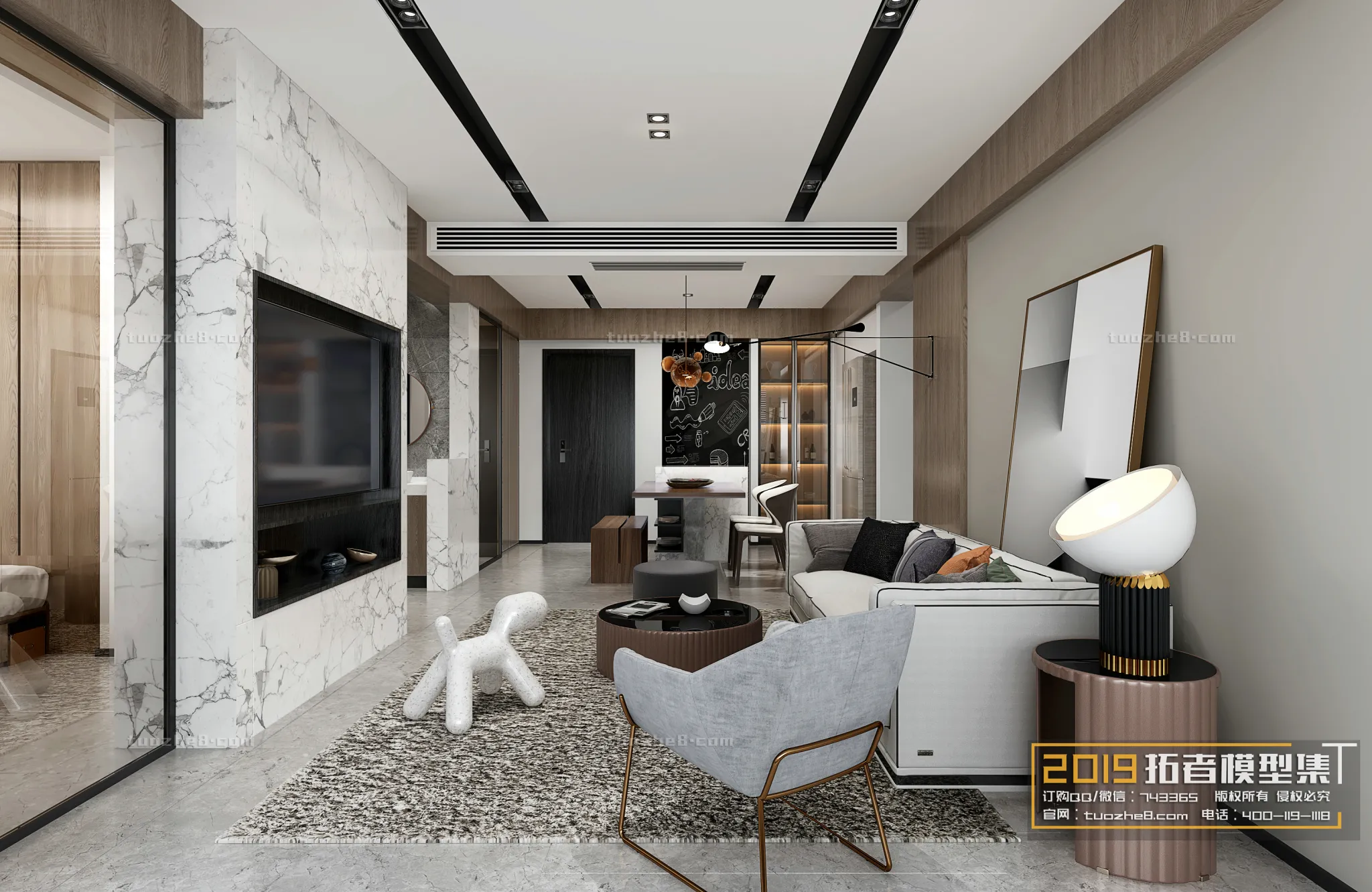 Extension Interior – LINGVING ROOM – MODERN STYLES – 015