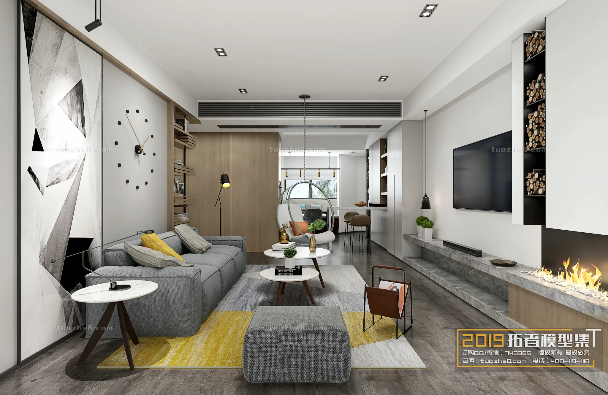 Extension Interior – LINGVING ROOM – MODERN STYLES – 022