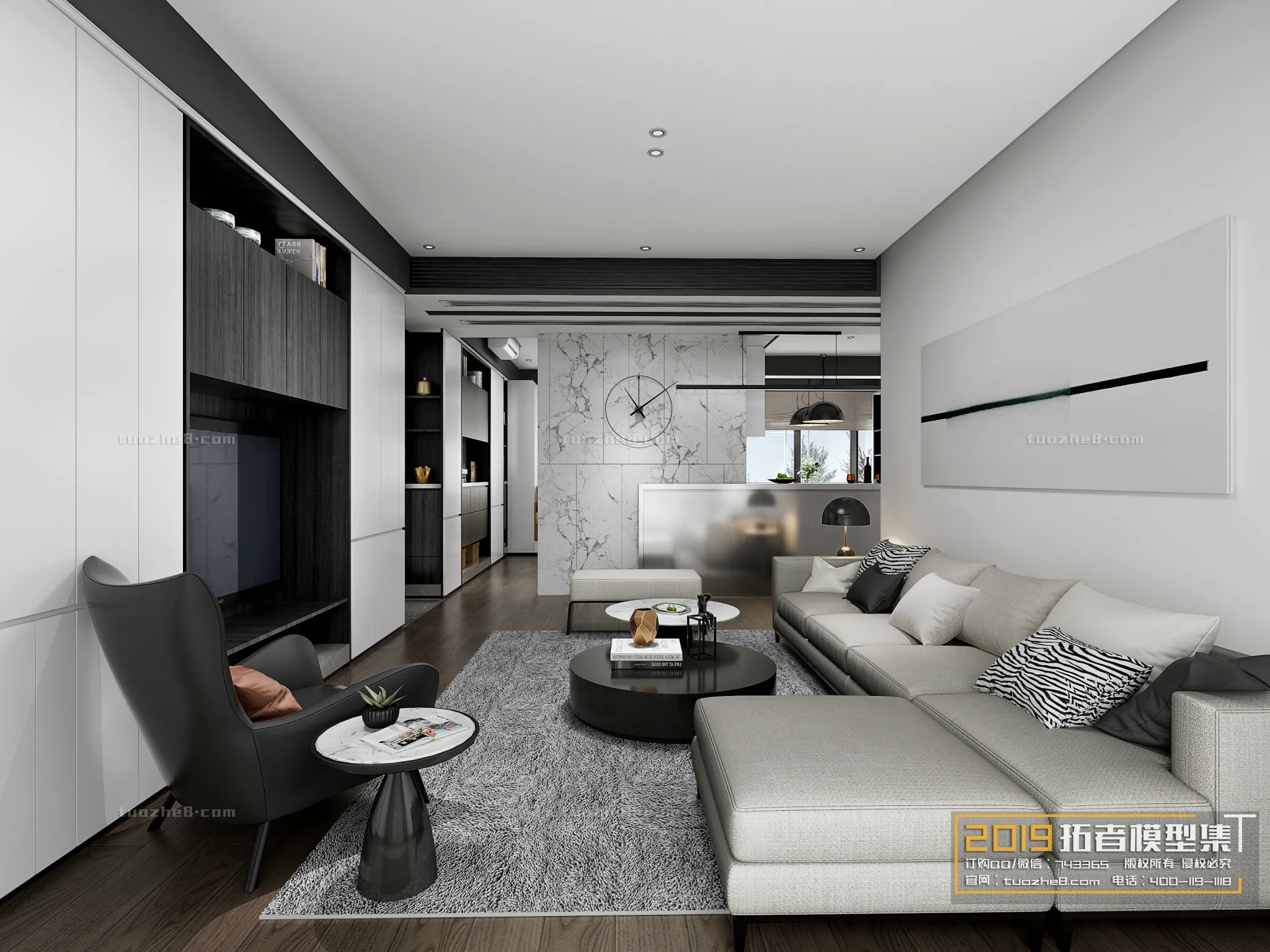 Extension Interior – LINGVING ROOM – MODERN STYLES – 024