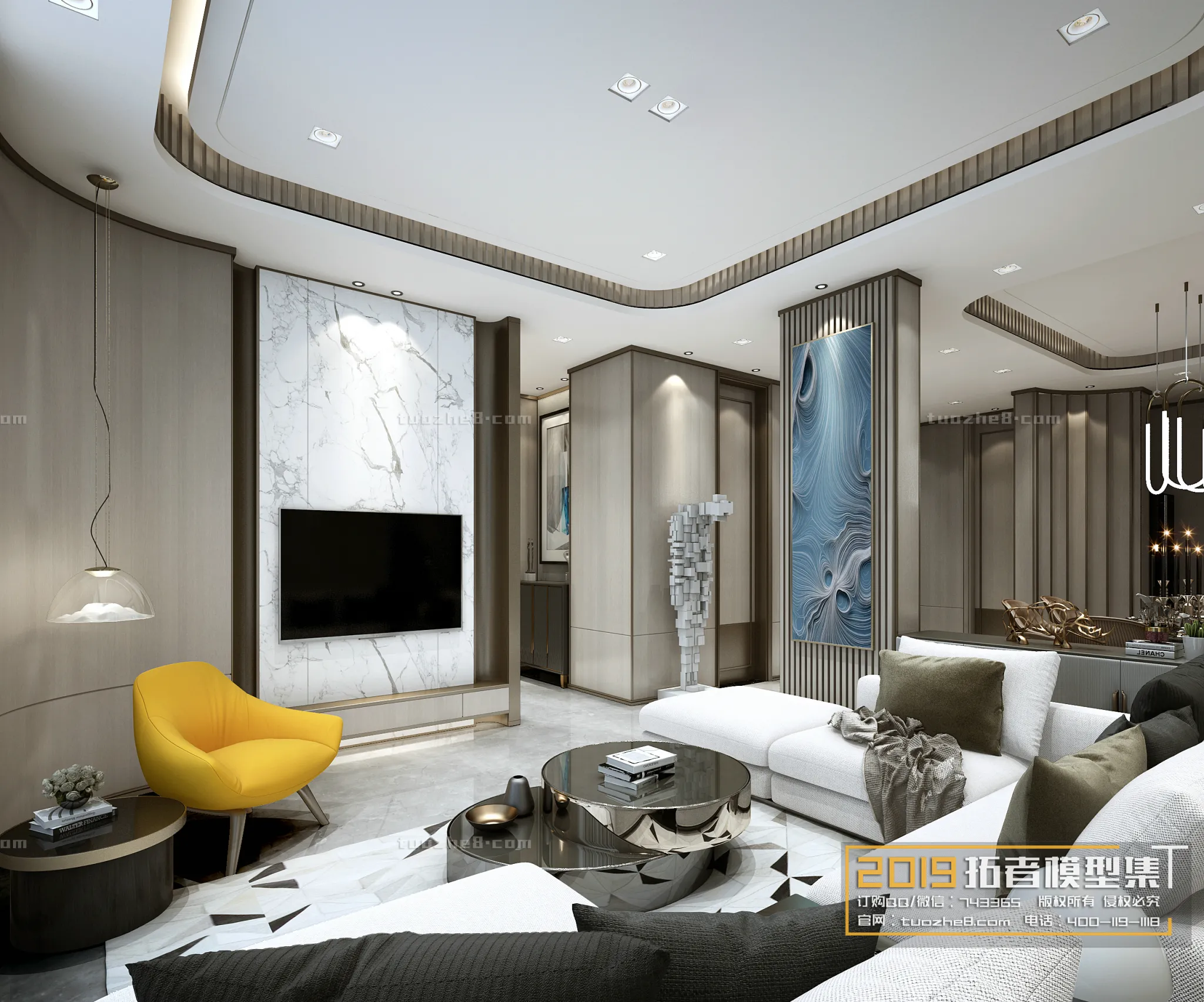 Extension Interior – LINGVING ROOM – MODERN STYLES – 030