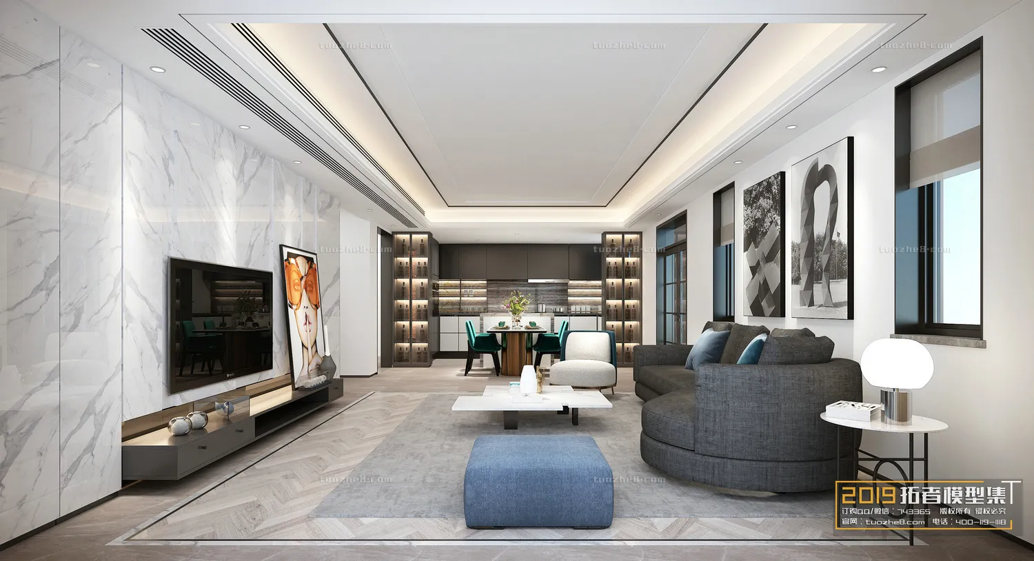 Extension Interior – LINGVING ROOM – MODERN STYLES – 035