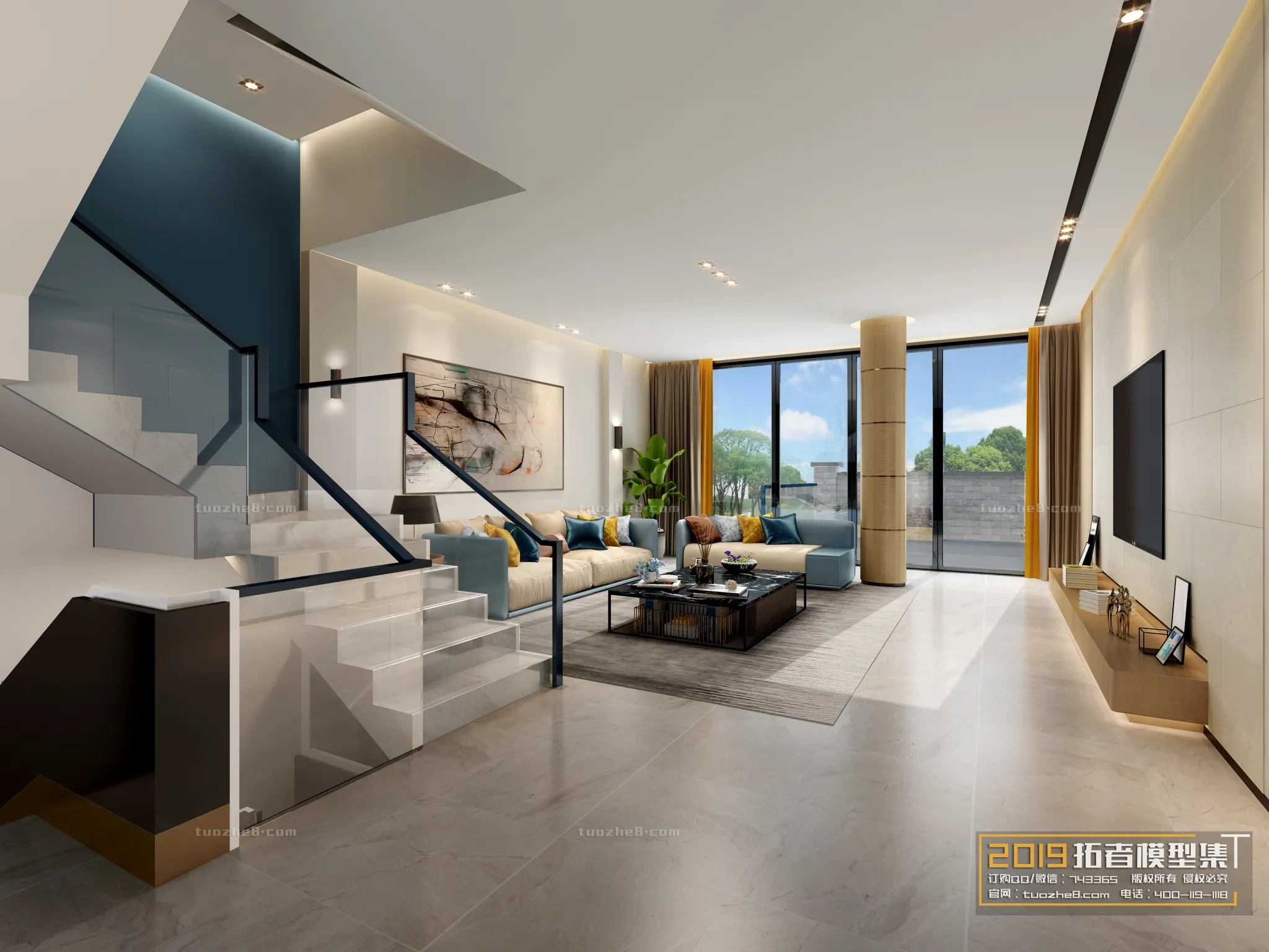 Extension Interior – LINGVING ROOM – MODERN STYLES – 069