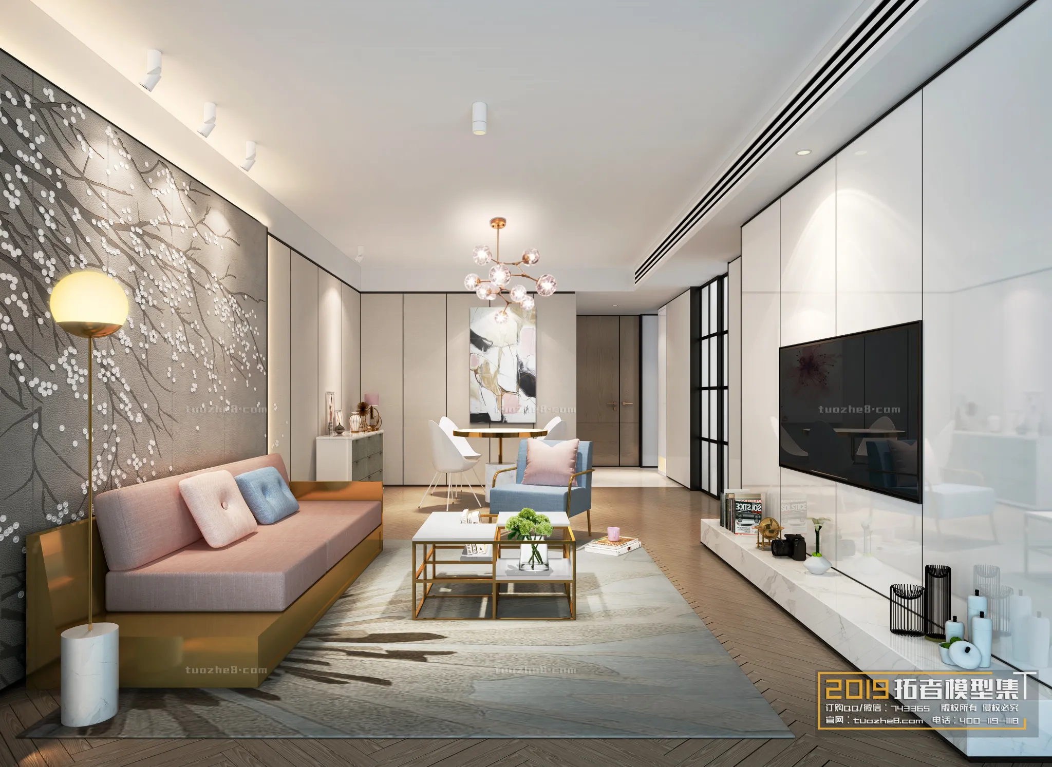 Extension Interior – LINGVING ROOM – MODERN STYLES – 139