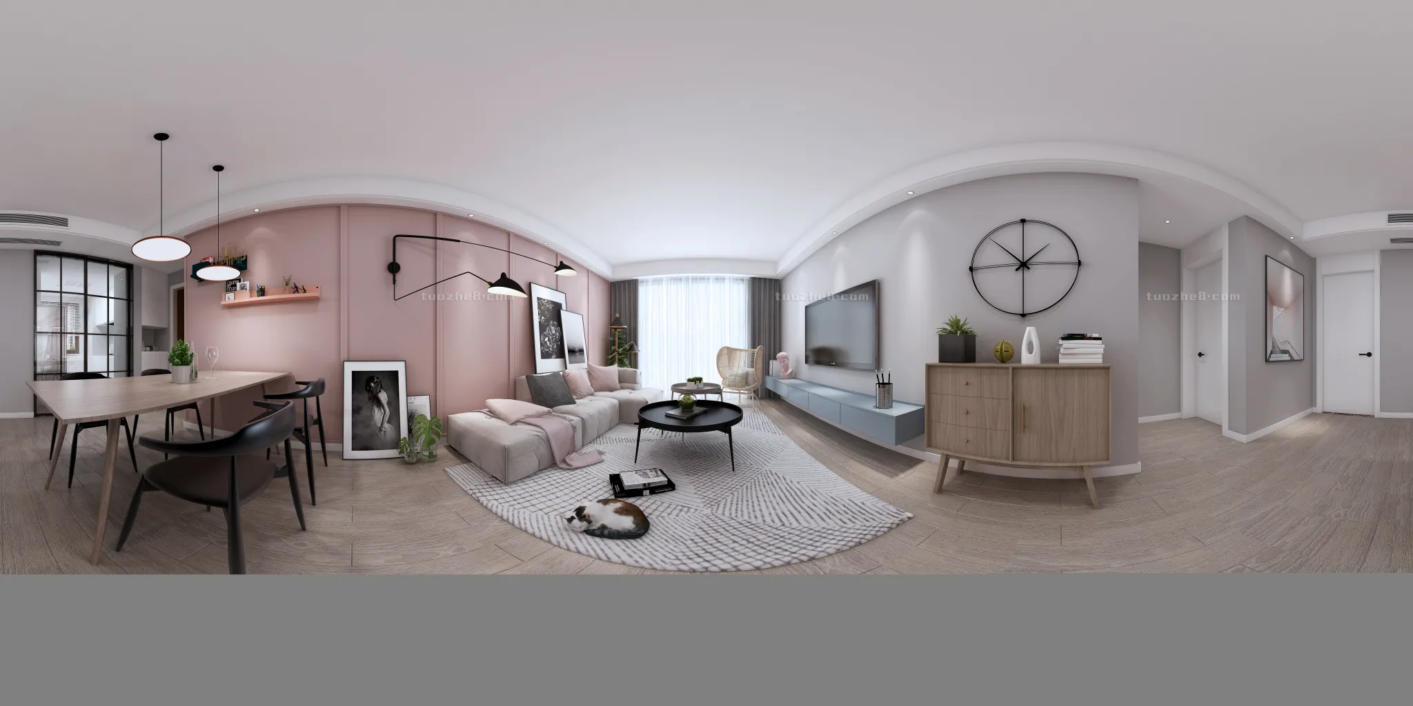 Extension Interior – LINGVING ROOM – NORDIC STYLES – 026