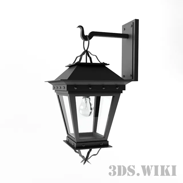 exterior-models – Sausalito lamp 3ds Max