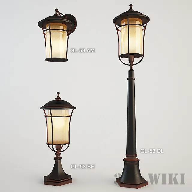exterior-models – Street lamp Brille 3ds Max