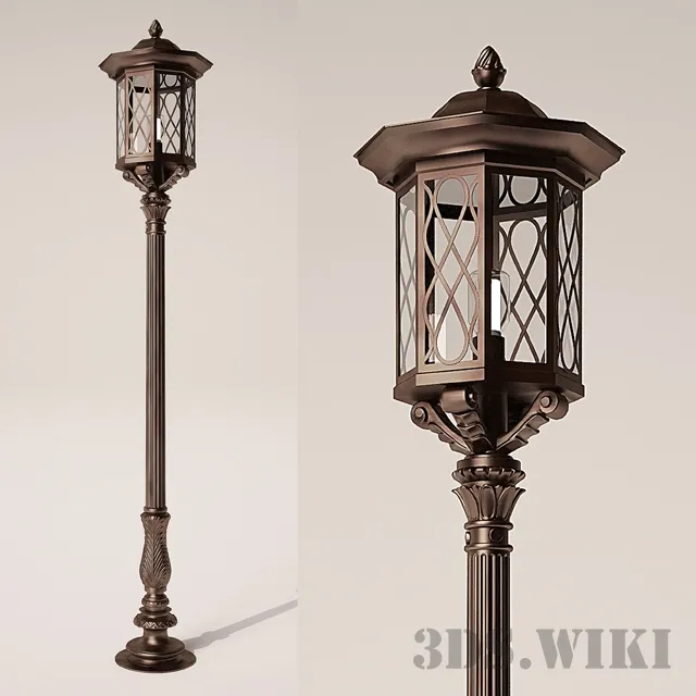 exterior-models – Street Light Robers AL6724 3ds Max