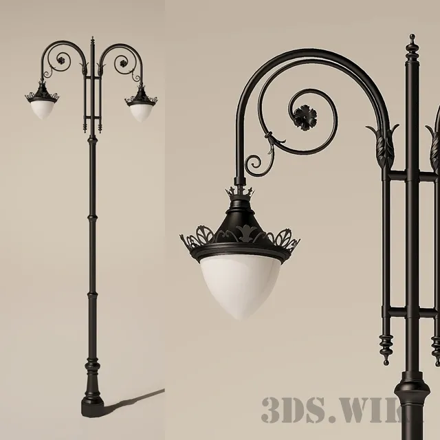 exterior-models – Street Light Robers (Portico AL6819) 3ds Max