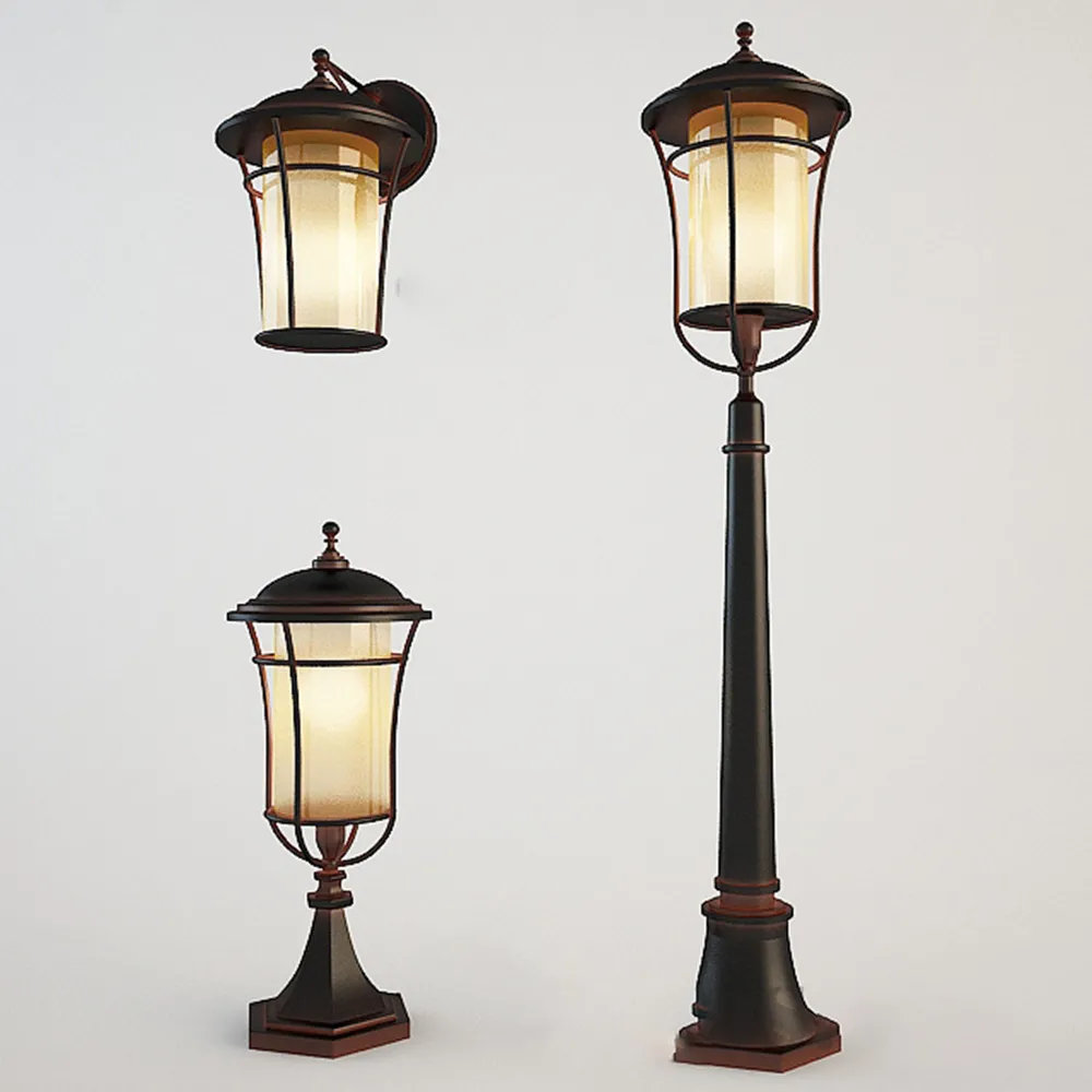 exterior-models – Street lights 3ds Max