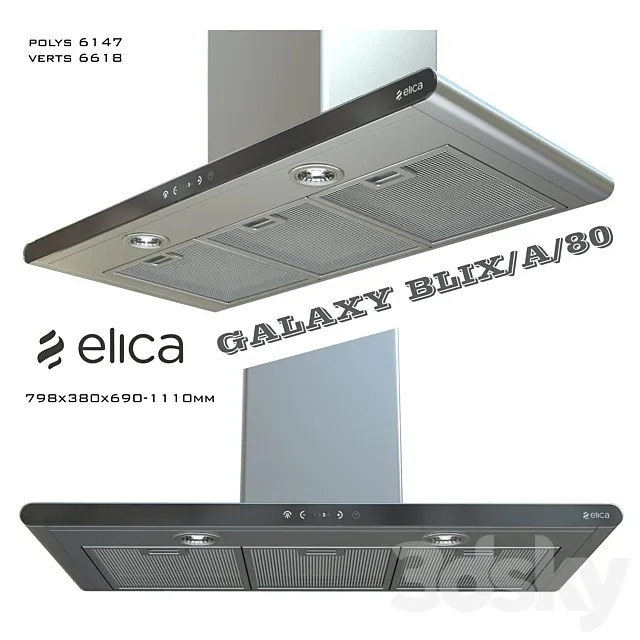 Extractor Elica Galaxy BLIX _ A _ 80 3ds Max