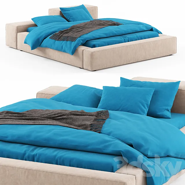 Extrasoft bed 3DS Max Model