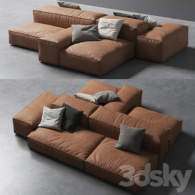 Extrasoft living divani 3DS Max Model
