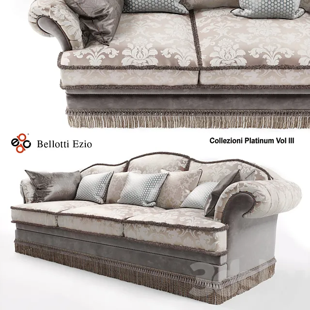 Ezio Bellotti Sofa 3DSMax File