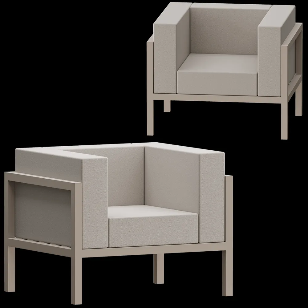 Ezpeleta – Armchair Marine 3ds Max