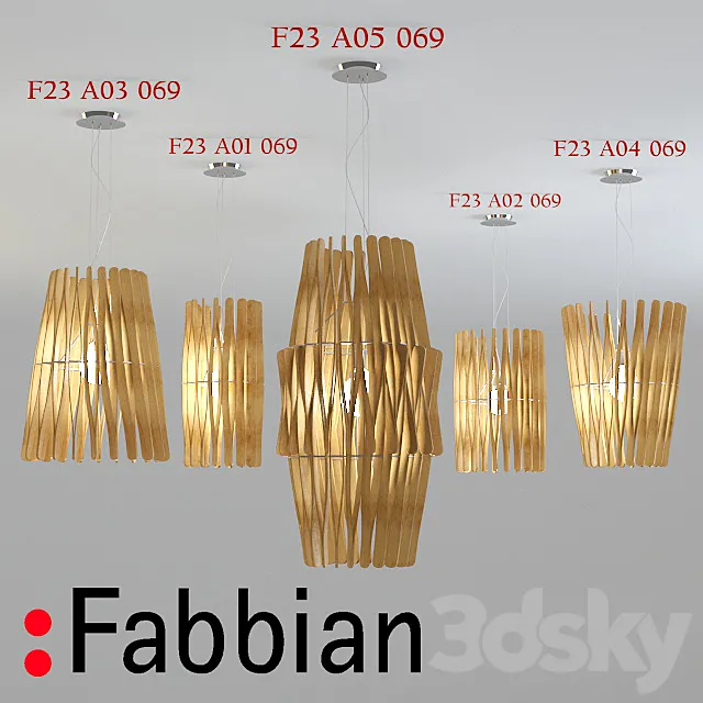 Fabbian Lights F23 Stick 3ds Max