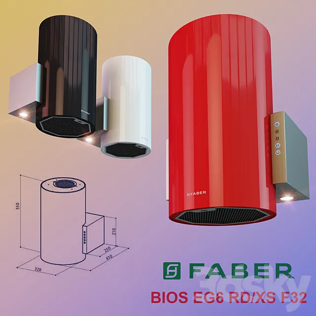 Faber. BIOS EG6 RD_XS F32 3DS Max Model