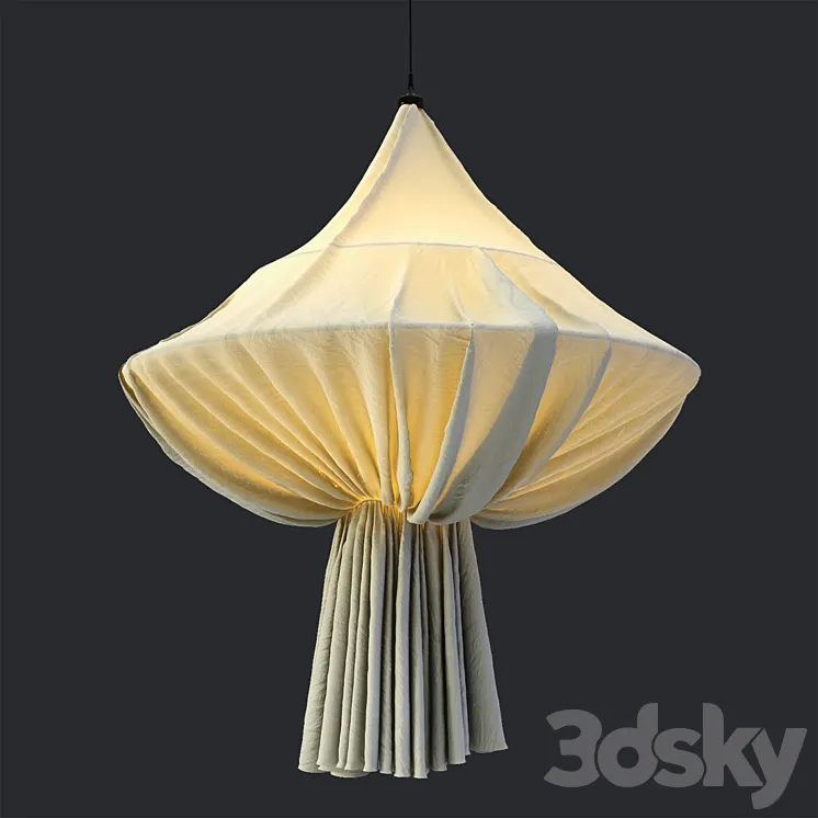 Fabric Chandelier 3DS Max