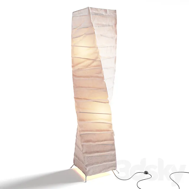 Fabric Floor Lamp 3DSMax File