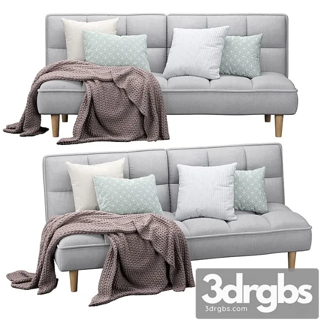 Fabric sofa bed 2 3dsmax Download