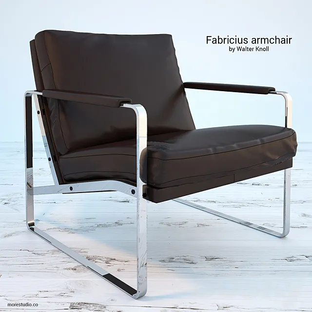 Fabricius armchair by Walter Knoll 3ds Max