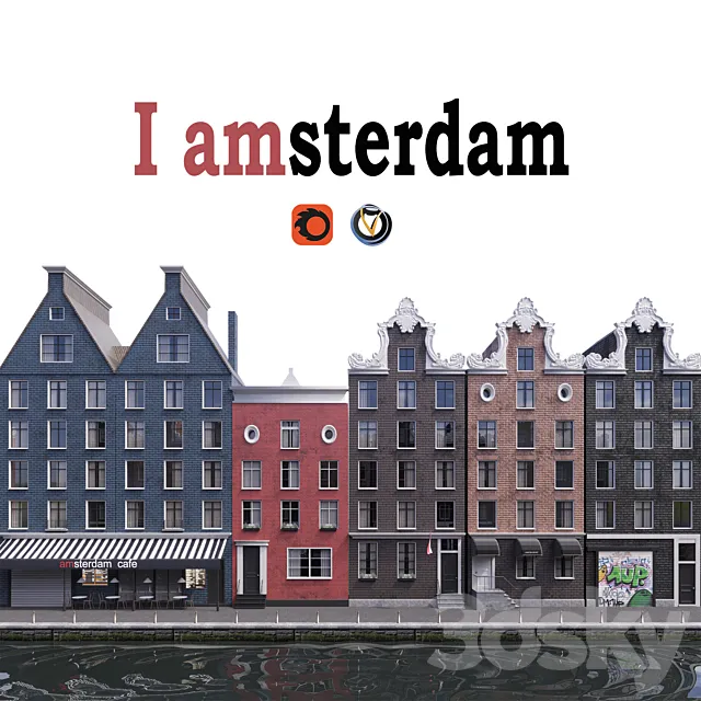 Facade Amsterdam 3DSMax File