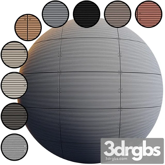 Facade Panel Linea Equitone 10 Color Pbr Seamless 4k 3dsmax Download