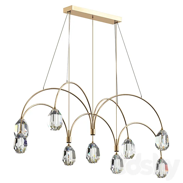 Faceted Cut Crystal 3ds Max