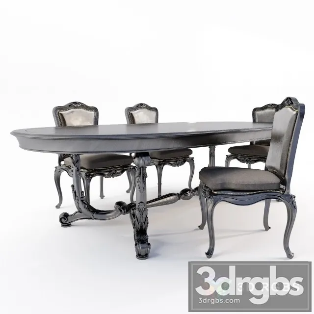 Factory Roberto Giovannini Table and Chair 3dsmax Download