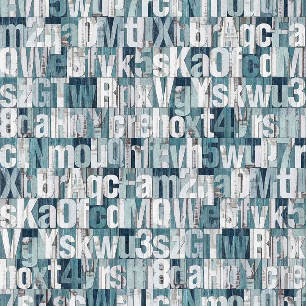 Factura – Wood alphabet 3ds Max