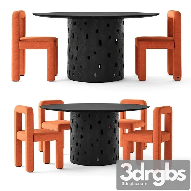 Faina design toptun chair and ztista table 2 3dsmax Download