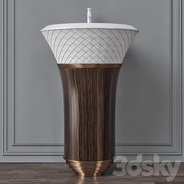 FALPER GEORGE Ceramilux washbasin 3ds Max