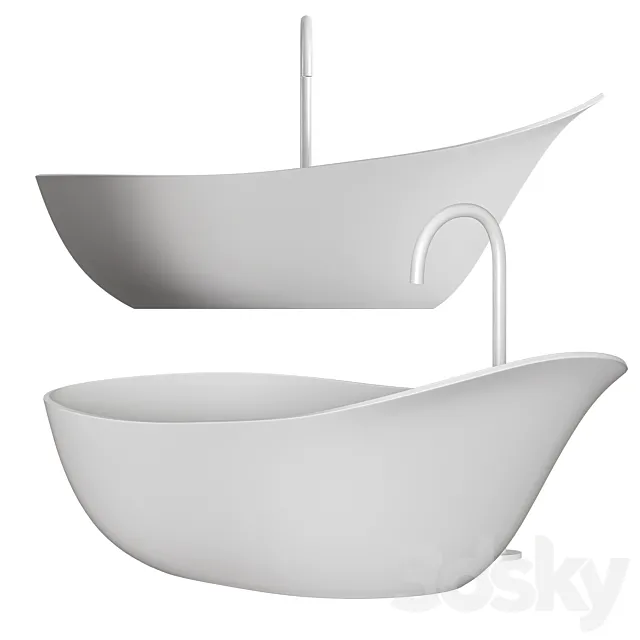 Falper Lancetta Bathtub 3DS Max Model