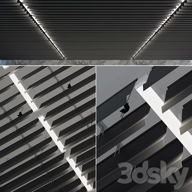 False ceiling rack 17 3ds Max