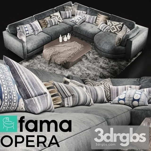 Fama Opera Sofa 3dsmax Download