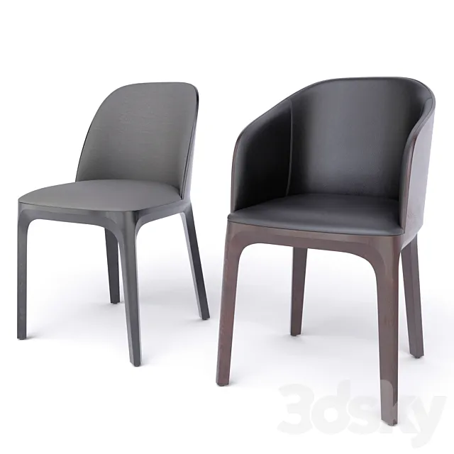 Fameg Arch Armchair & Chair 3ds Max