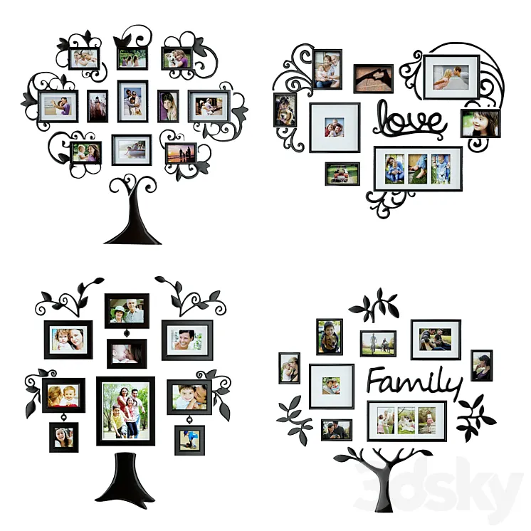 Family tree 3DS Max